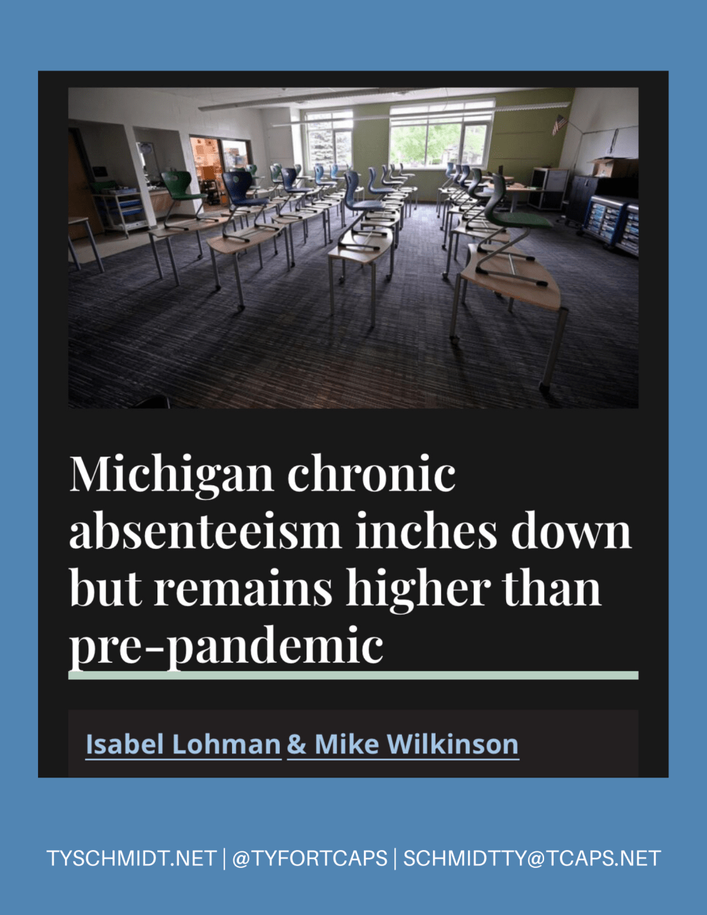 TCAPS’ Chronic Absenteeism Rates Drop in 2024/25 – Important Work Ahead