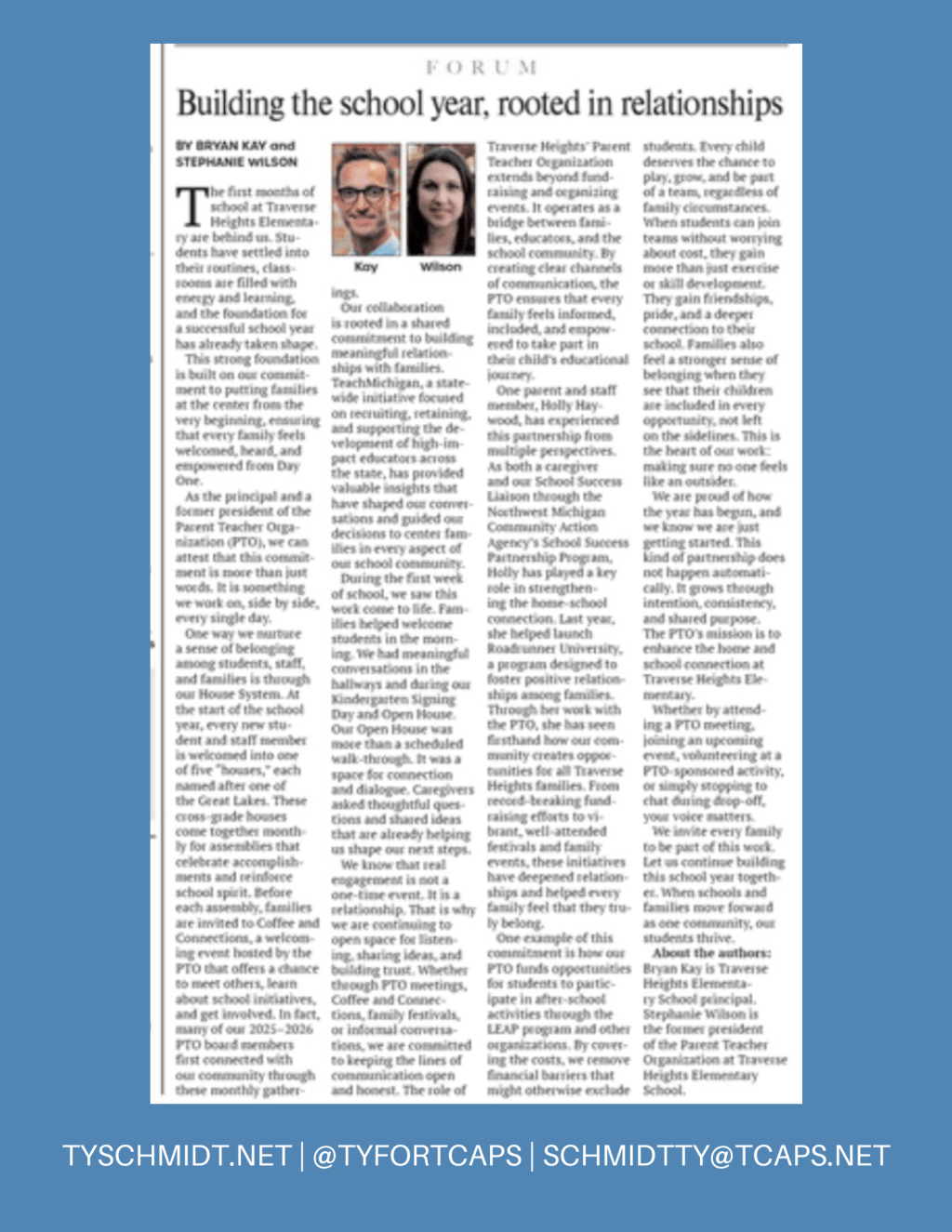 Rooted in Relationships: Traverse Heights Shows What School Connectedness Looks&nbsp;Like